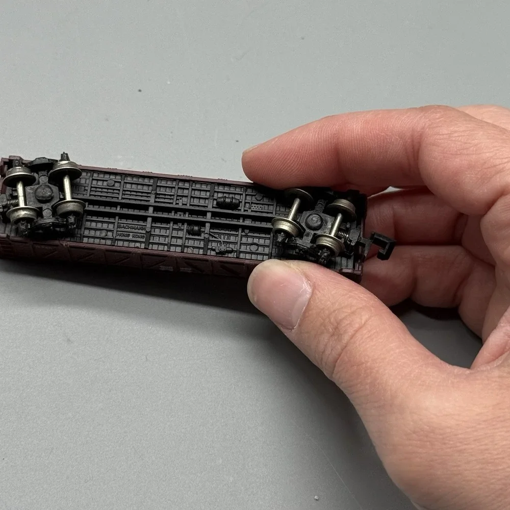 Bachmann N Scale SL-SF Frisco Gondola Coal Load #6140 Brown Model Train Car